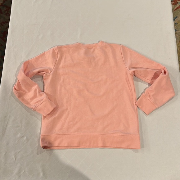 J. Crew Pink Sweatshirt with White 'Peace' Print - Picture 4 of 6